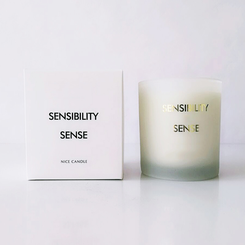 Hot sale customized 250g 100% natural soy wax scented glass candles